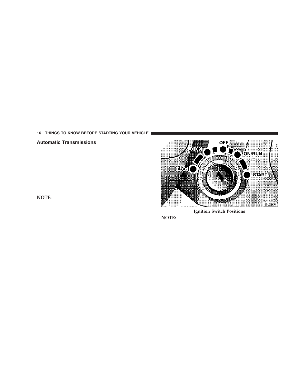 Automatic transmissions | Dodge 2006  Ram Pickup 3500 User Manual | Page 16 / 493