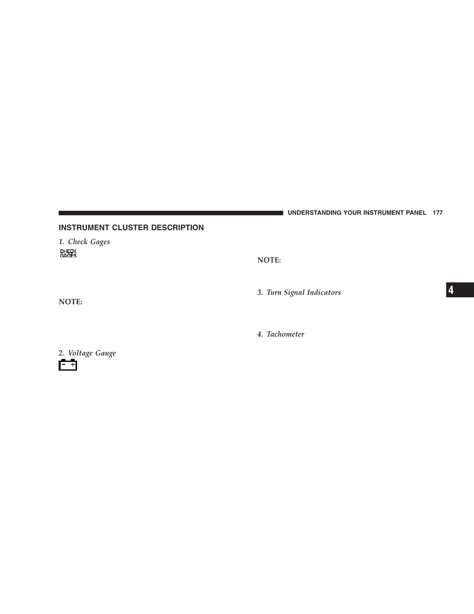 Instrument cluster description | Dodge 2006  Ram Pickup 3500 User Manual | Page 177 / 493