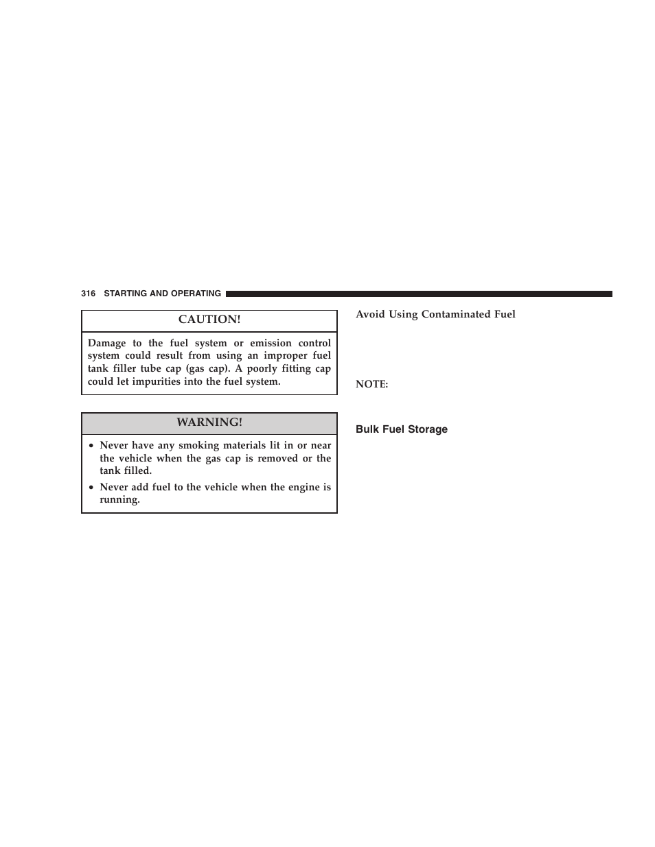 Bulk fuel storage | Dodge 2006  Ram Pickup 3500 User Manual | Page 316 / 493