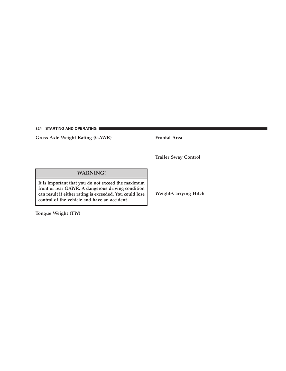 Dodge 2006  Ram Pickup 3500 User Manual | Page 324 / 493