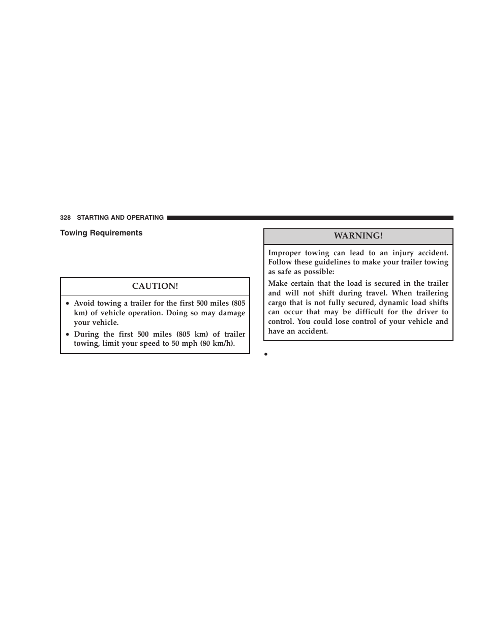 Towing requirements | Dodge 2006  Ram Pickup 3500 User Manual | Page 328 / 493