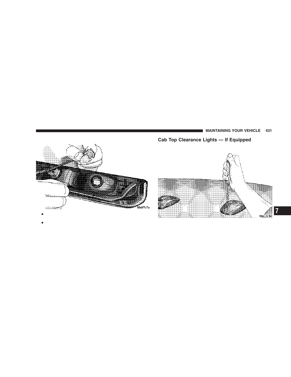 Cab top clearance lights — if equipped | Dodge 2006  Ram Pickup 3500 User Manual | Page 431 / 493