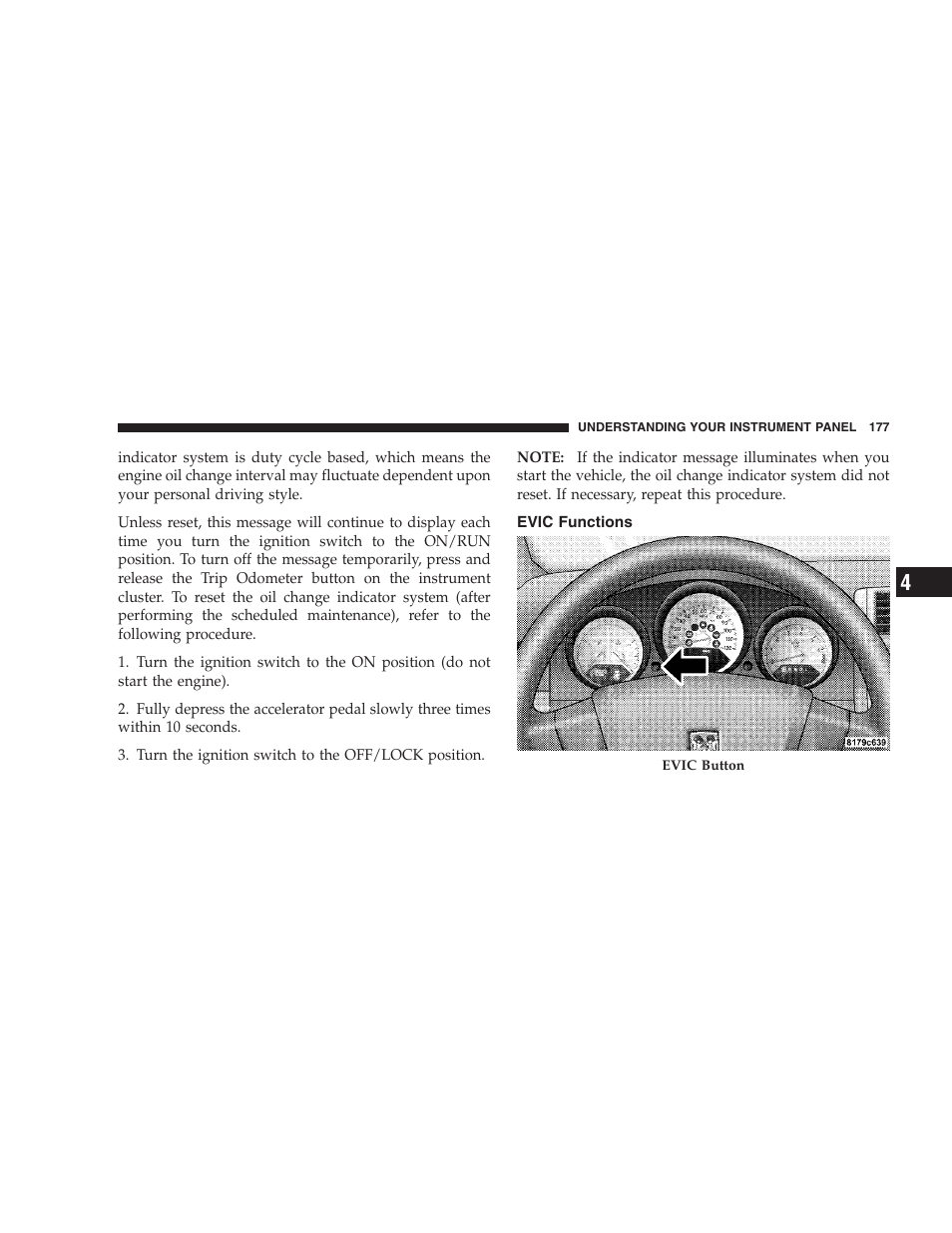 Evic functions | Dodge 2008 PM Caliber User Manual | Page 179 / 402