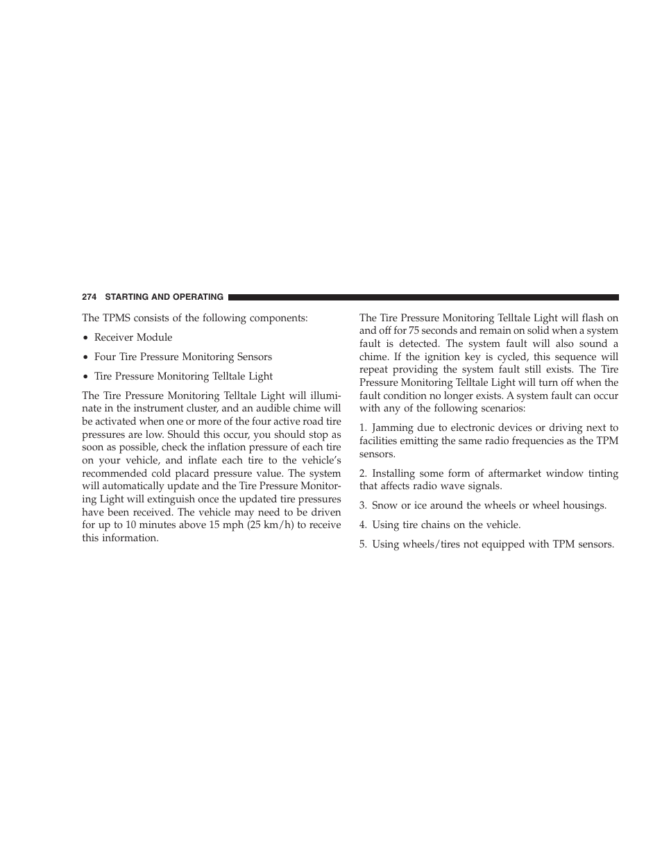Dodge 2008 PM Caliber User Manual | Page 276 / 402
