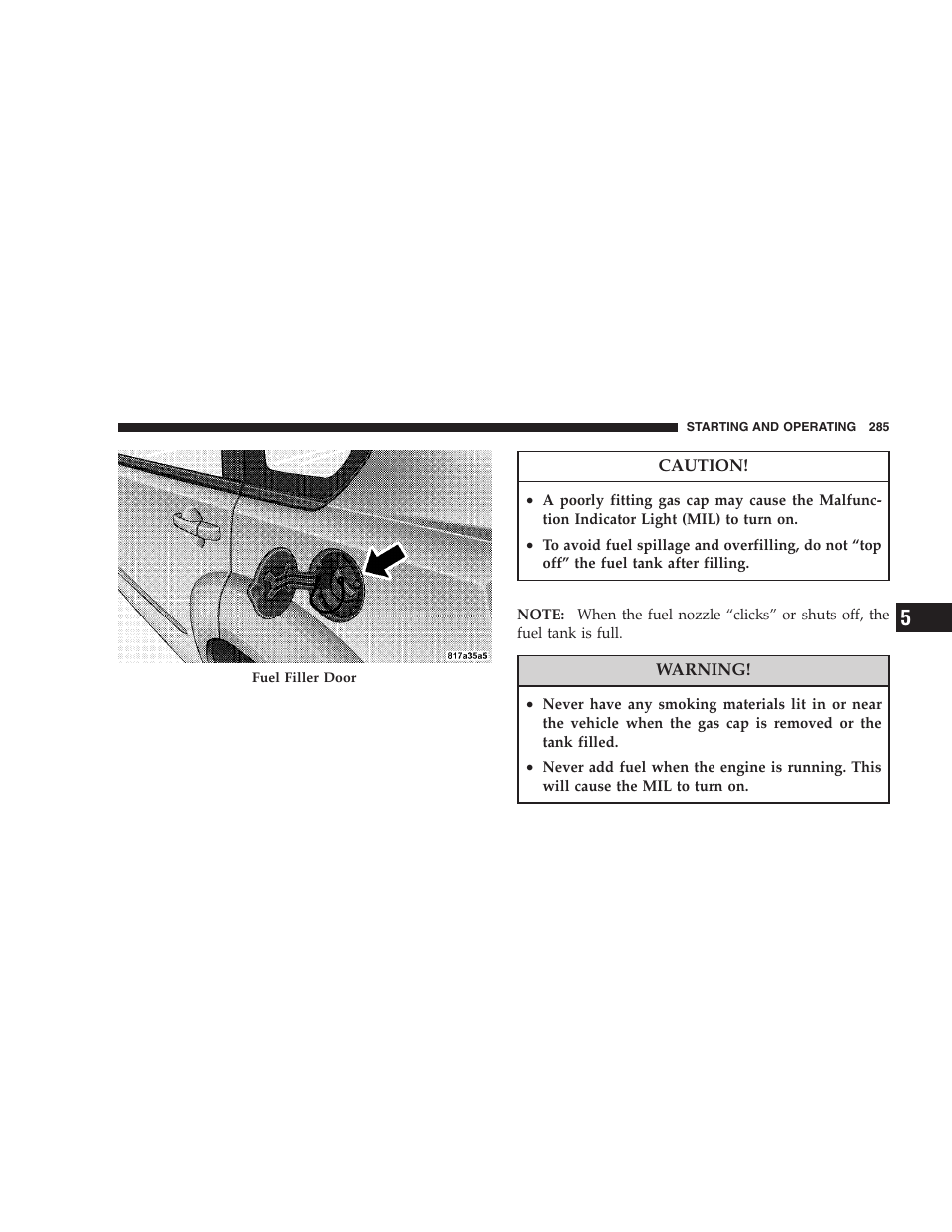 Dodge 2008 PM Caliber User Manual | Page 287 / 402