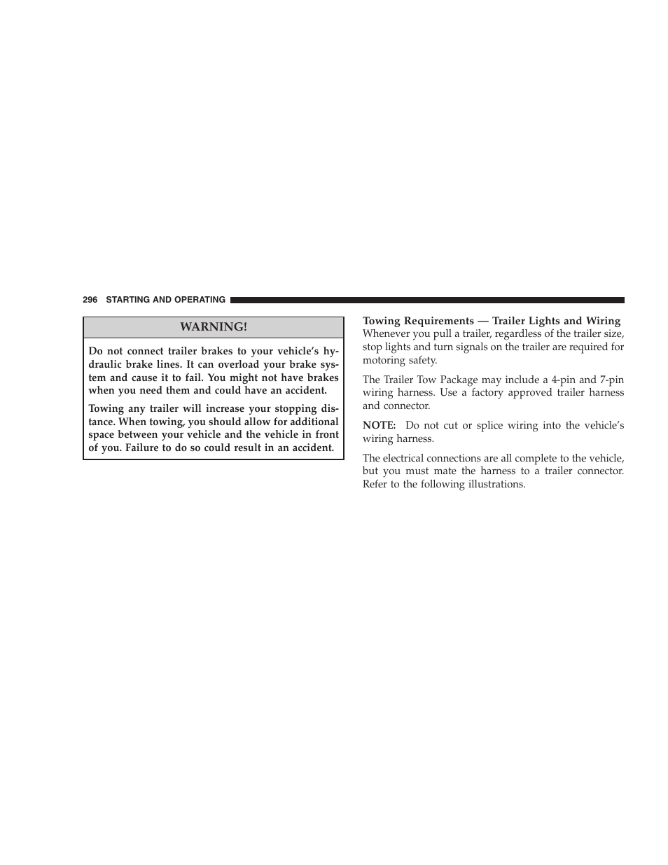 Dodge 2008 PM Caliber User Manual | Page 298 / 402