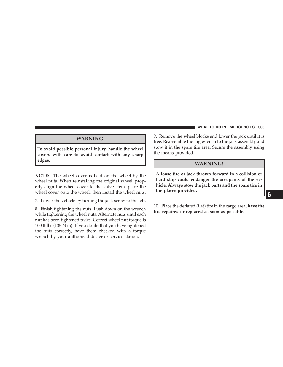Dodge 2008 PM Caliber User Manual | Page 311 / 402