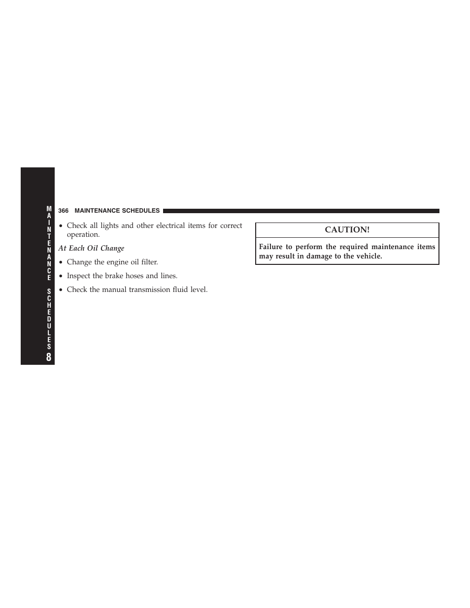 Dodge 2008 PM Caliber User Manual | Page 368 / 402