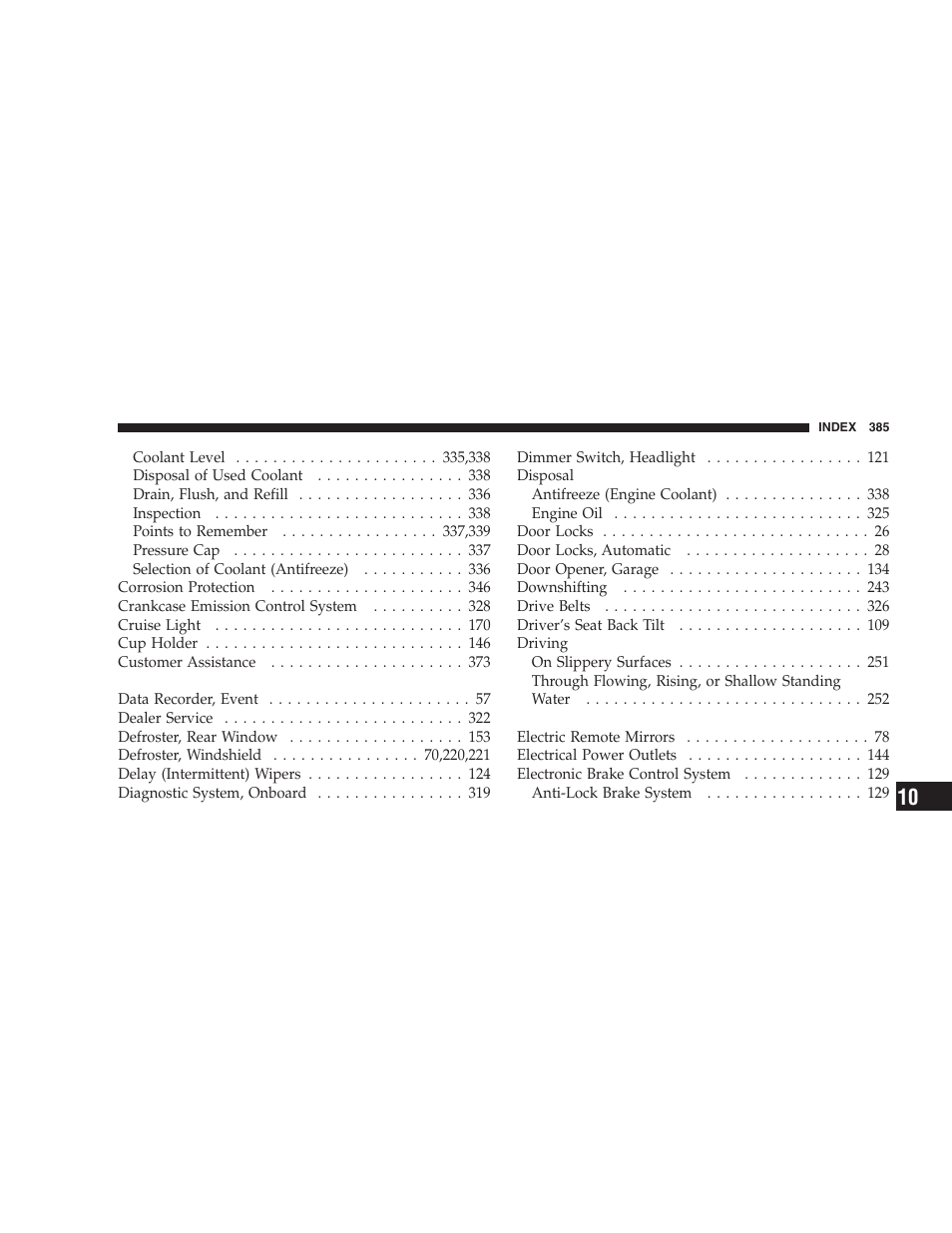 Dodge 2008 PM Caliber User Manual | Page 387 / 402