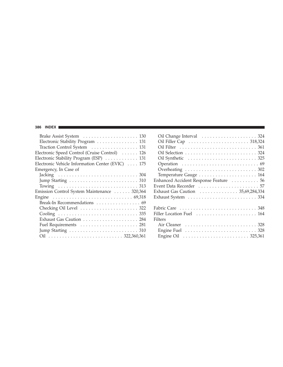 Dodge 2008 PM Caliber User Manual | Page 388 / 402