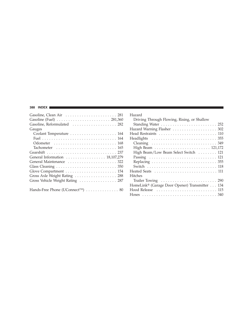 Dodge 2008 PM Caliber User Manual | Page 390 / 402