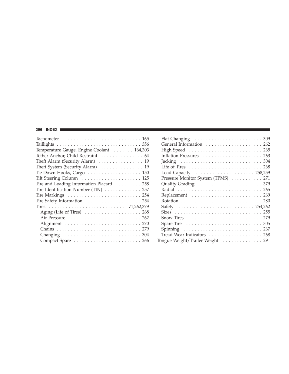 Dodge 2008 PM Caliber User Manual | Page 398 / 402