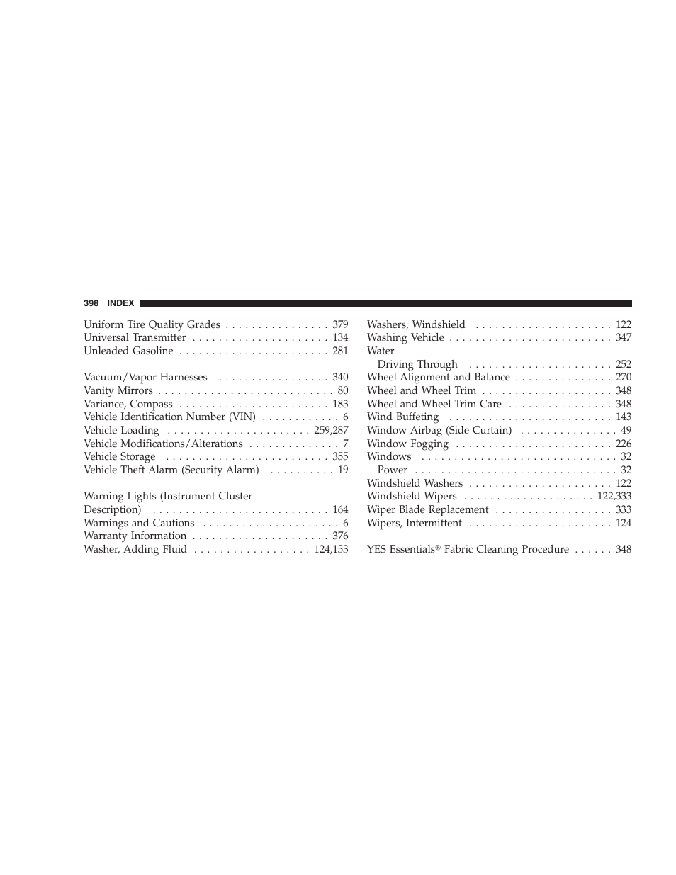 Dodge 2008 PM Caliber User Manual | Page 400 / 402