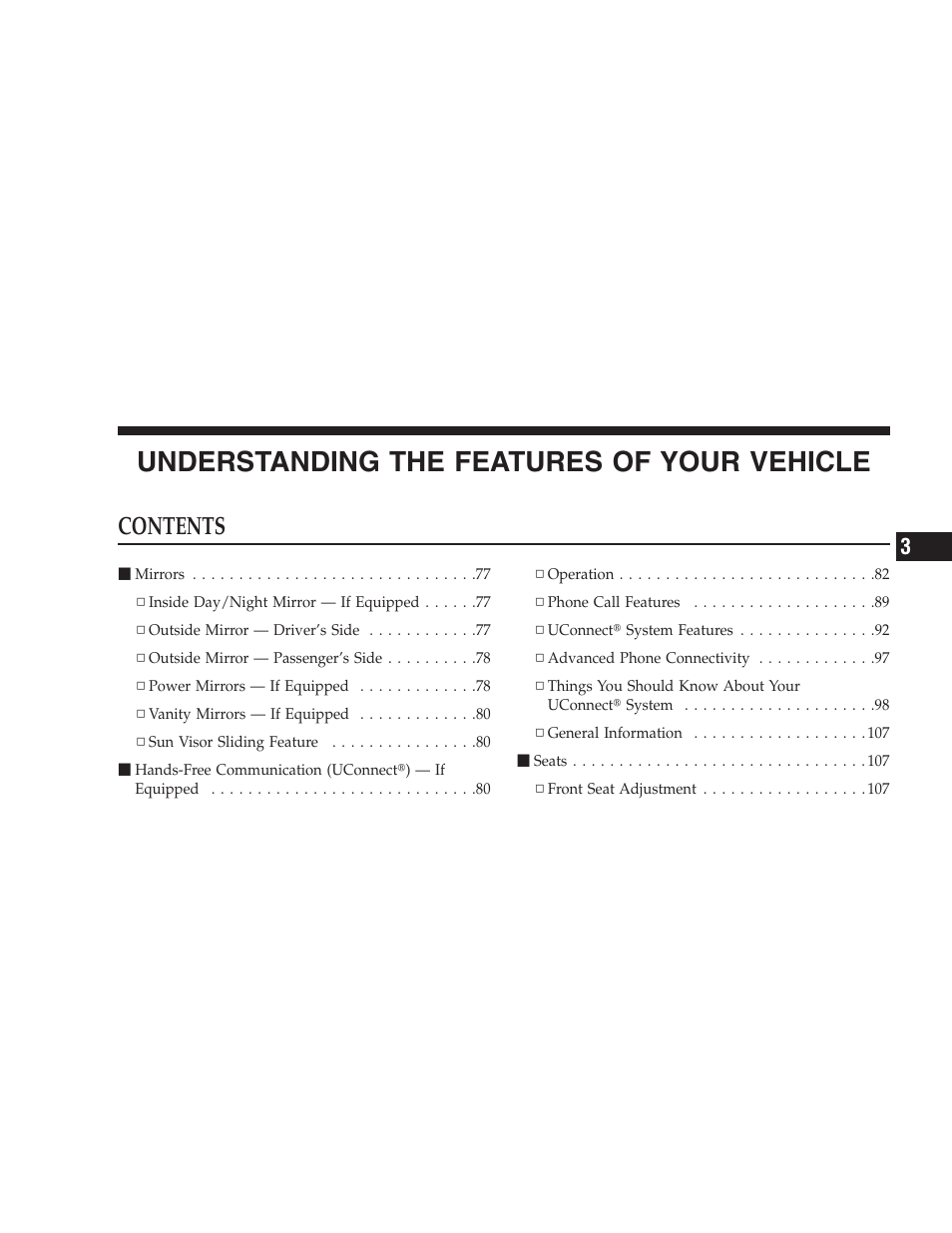 Dodge 2008 PM Caliber User Manual | Page 75 / 402