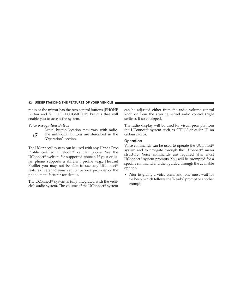 Operation | Dodge 2008 PM Caliber User Manual | Page 84 / 402