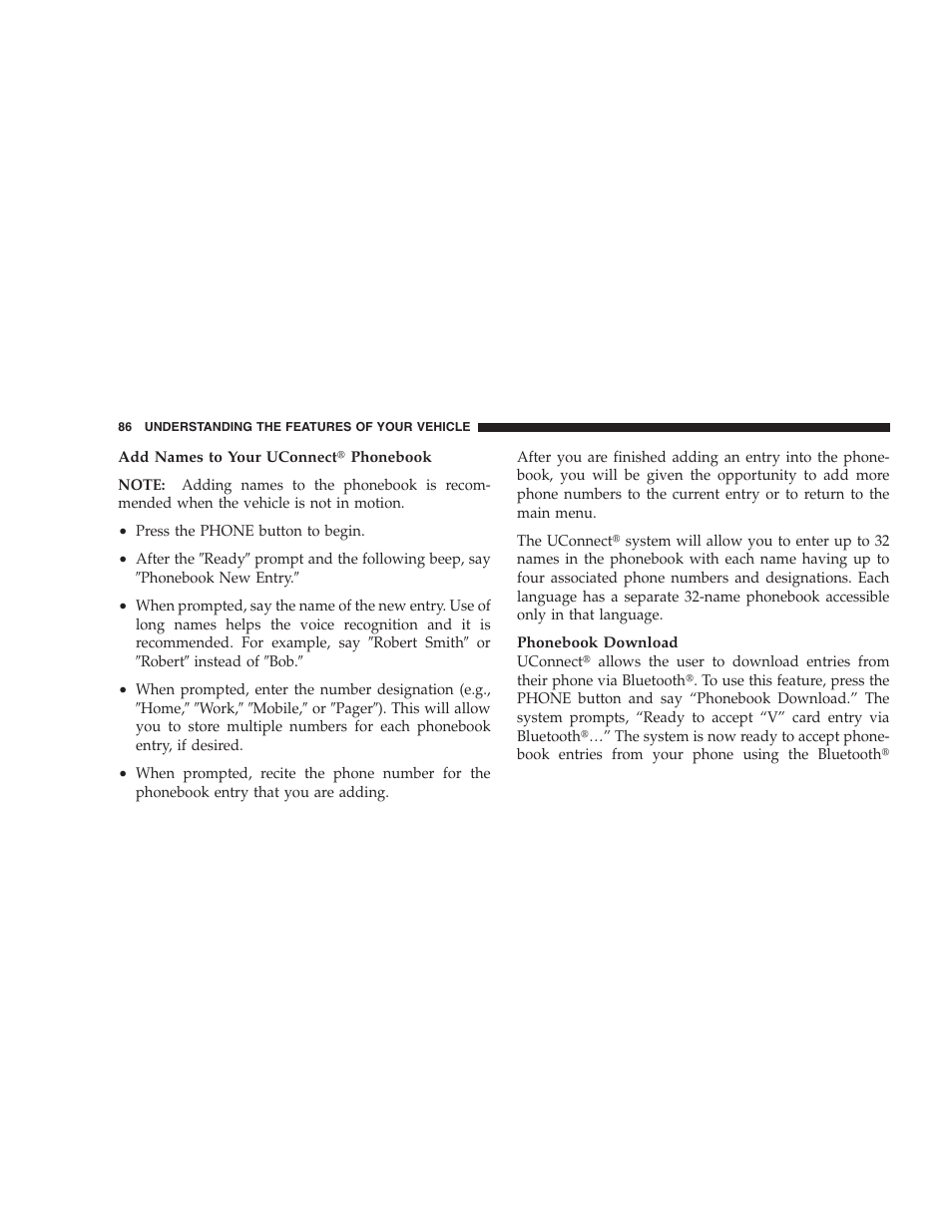 Dodge 2008 PM Caliber User Manual | Page 88 / 402
