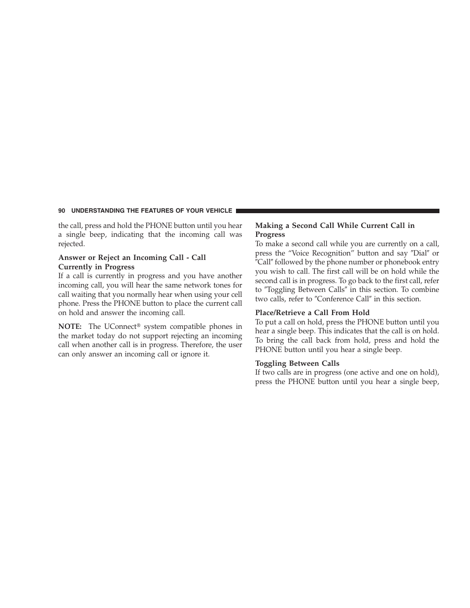 Dodge 2008 PM Caliber User Manual | Page 92 / 402