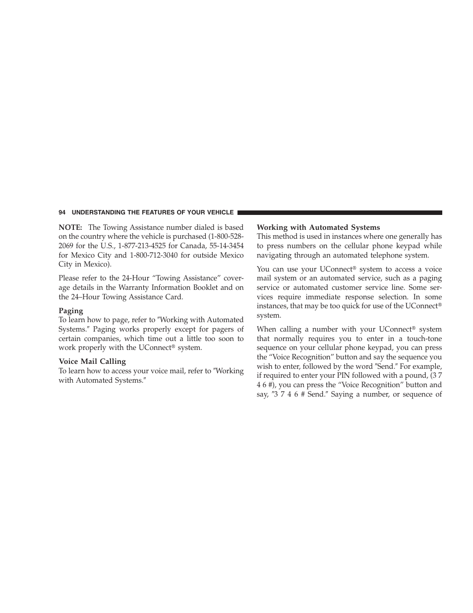 Dodge 2008 PM Caliber User Manual | Page 96 / 402