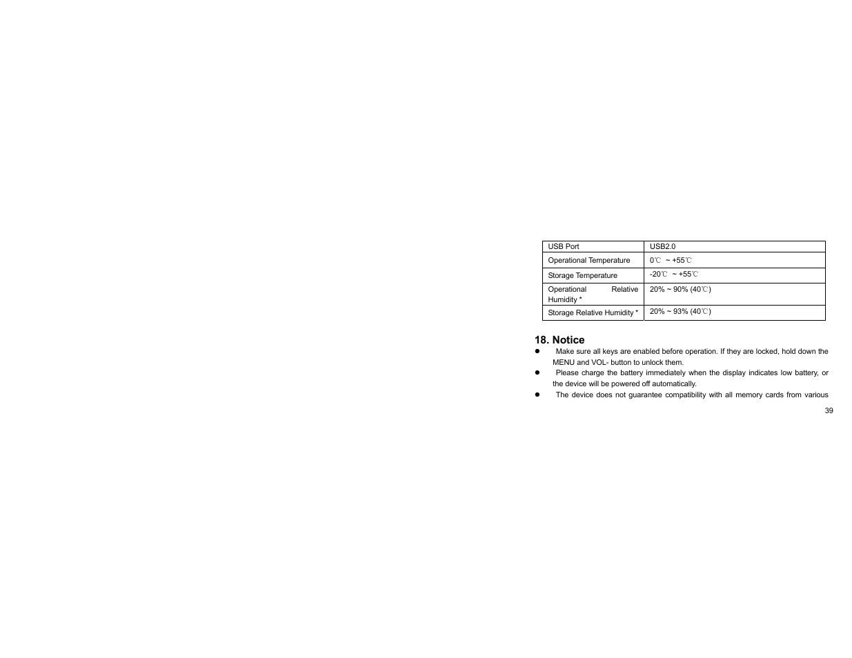 Notice | Curtis SMPK4068 User Manual | Page 39 / 40