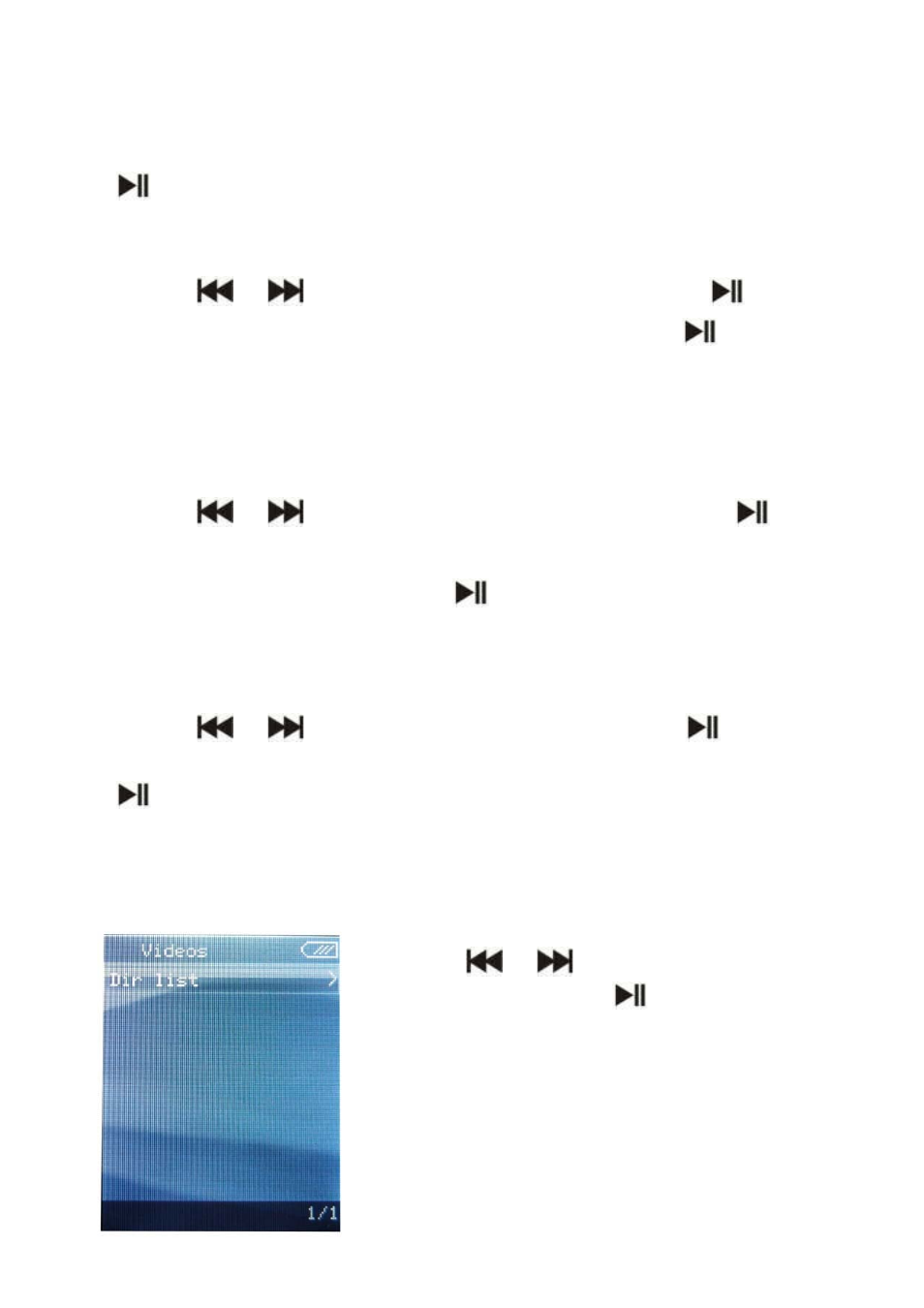 Operation of video mode | Curtis SMPK4444 User Manual | Page 14 / 23