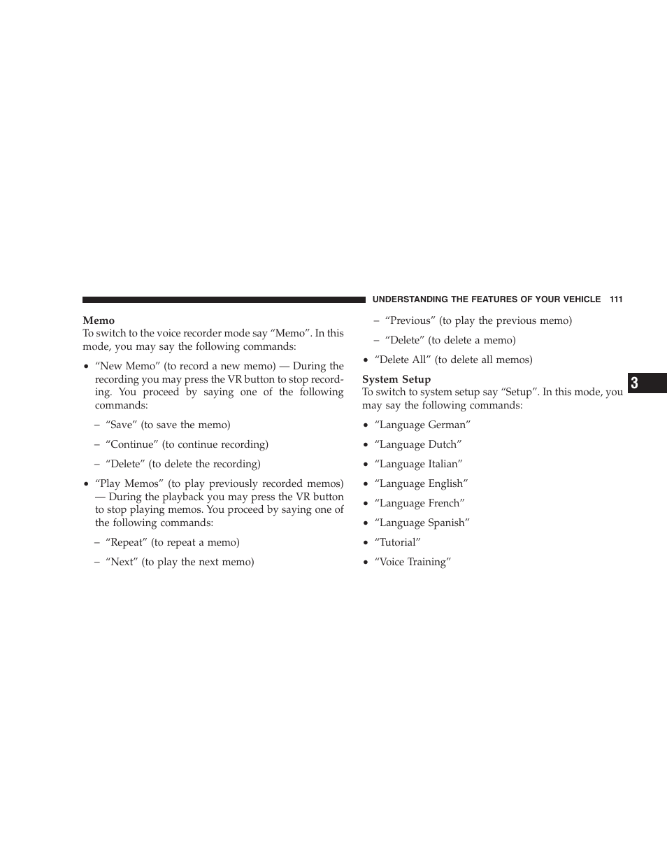 Dodge CHALLENGER 2009 User Manual | Page 113 / 461