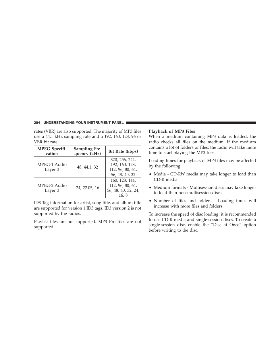 Dodge CHALLENGER 2009 User Manual | Page 206 / 461