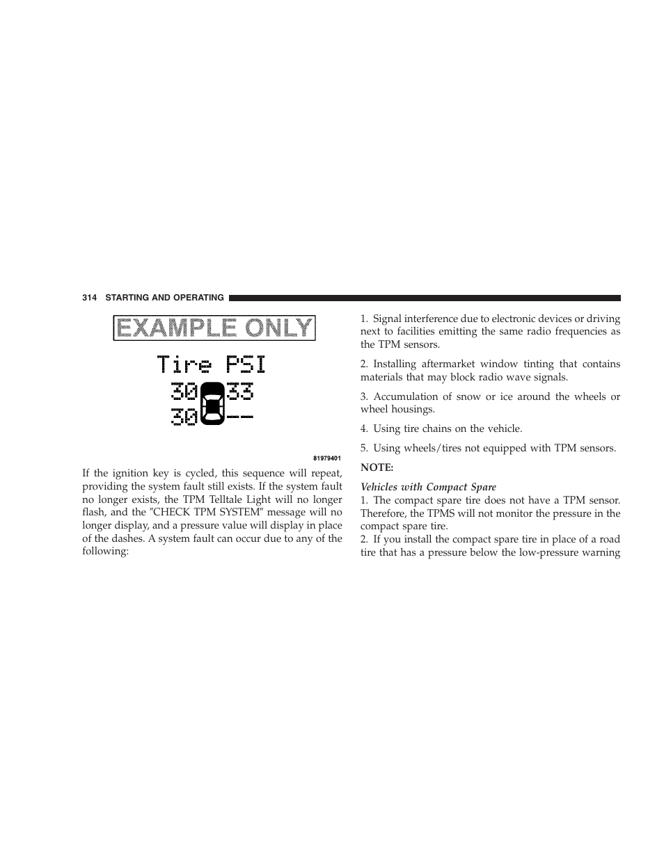 General information | Dodge CHALLENGER 2009 User Manual | Page 316 / 461