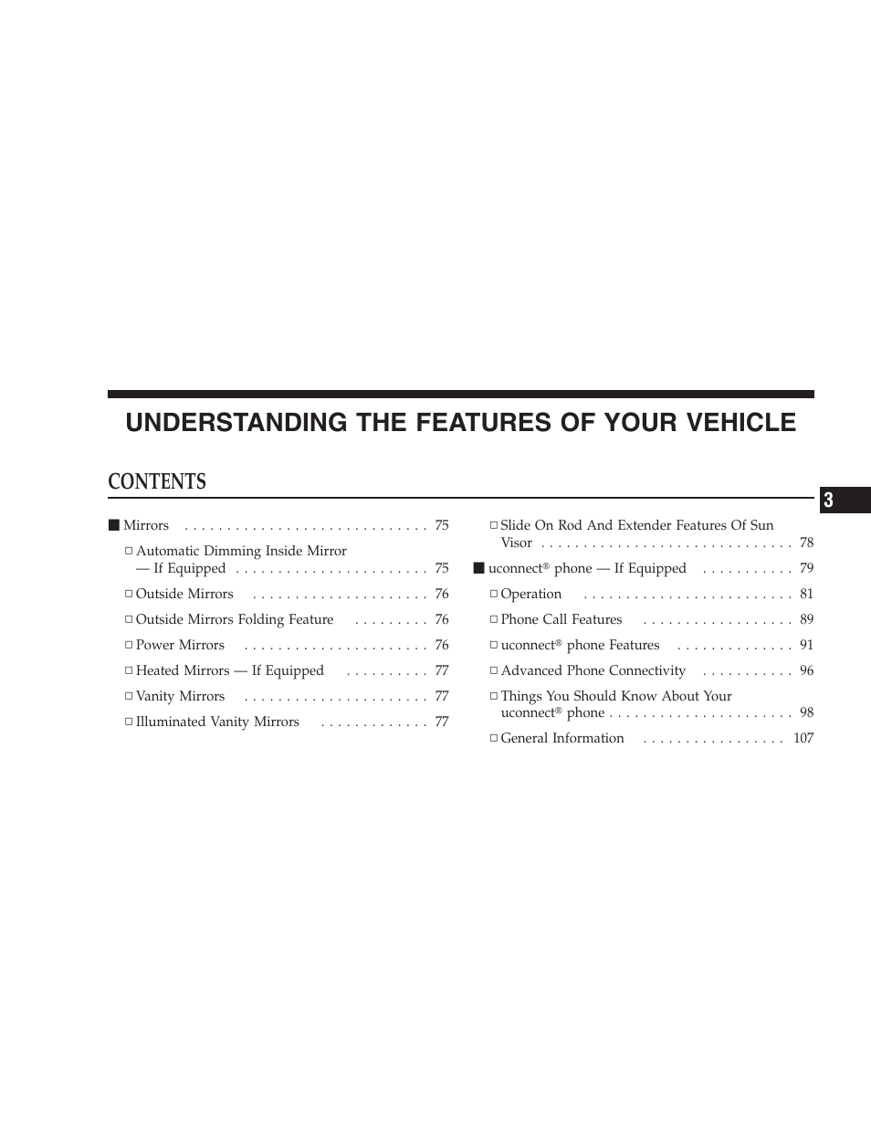 Dodge CHALLENGER 2009 User Manual | Page 73 / 461