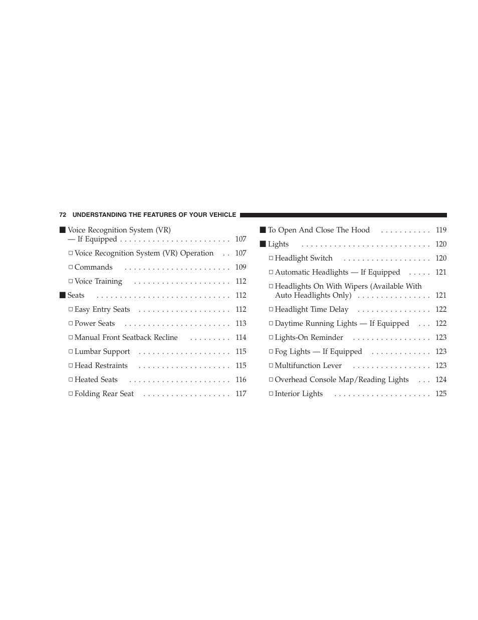 Dodge CHALLENGER 2009 User Manual | Page 74 / 461