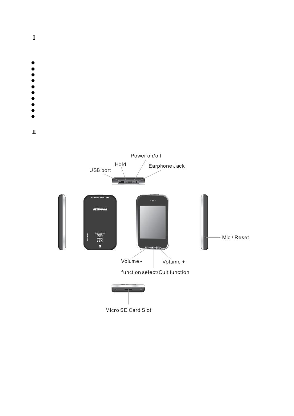 Appearance and keys, Accessories | Curtis SMPK7834 User Manual | Page 2 / 17