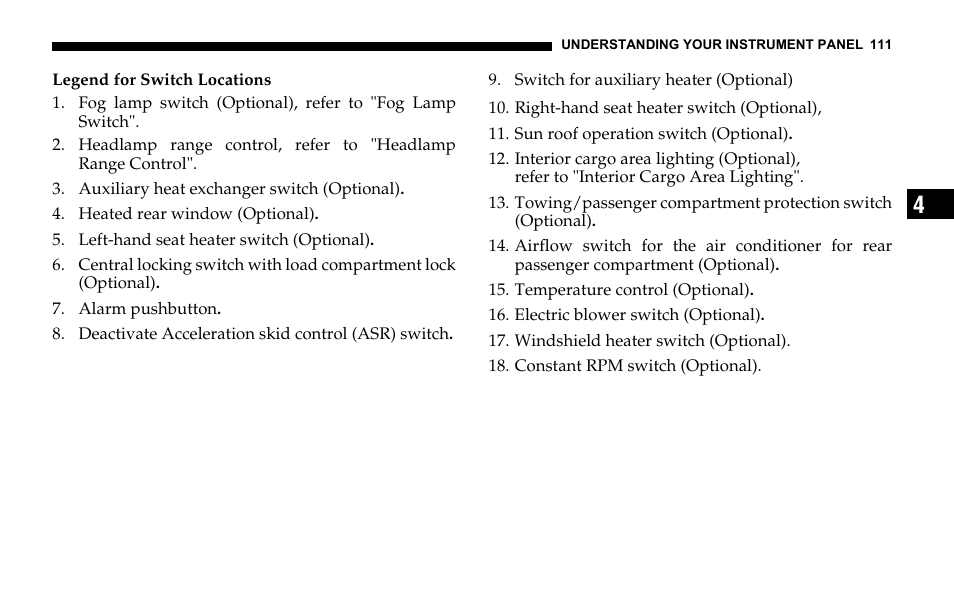 Dodge 2006 Sprinter Cargo User Manual | Page 111 / 330