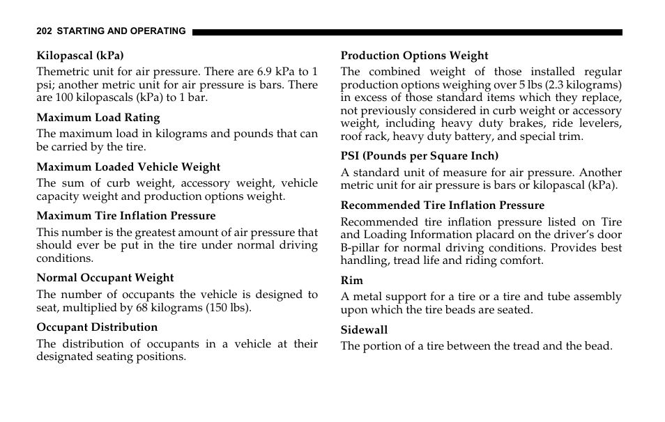 Dodge 2006 Sprinter Cargo User Manual | Page 202 / 330