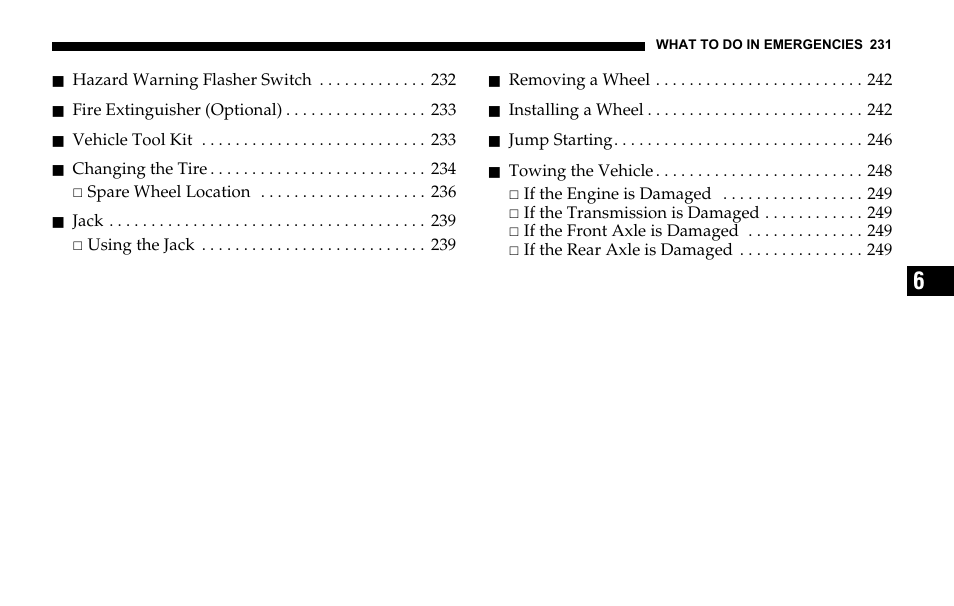 Dodge 2006 Sprinter Cargo User Manual | Page 231 / 330