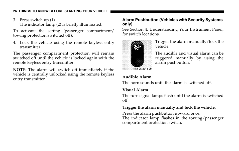 Dodge 2006 Sprinter Cargo User Manual | Page 26 / 330