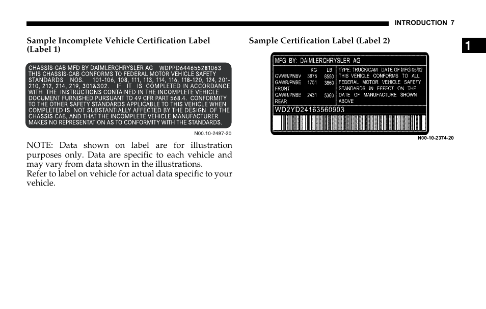 Dodge 2006 Sprinter Cargo User Manual | Page 7 / 330