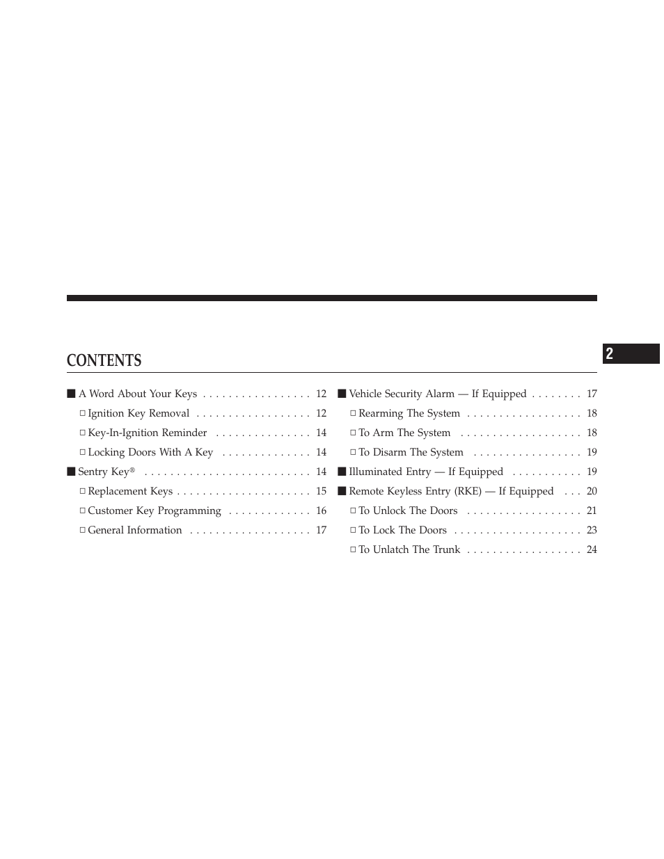 Dodge 2010 Avenger User Manual | Page 10 / 448