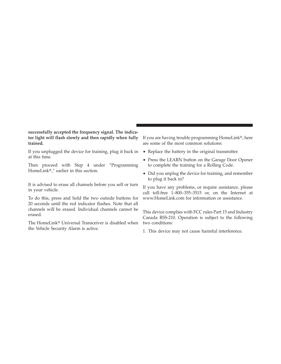 Security, Troubleshooting tips, General information | To vary the speed setting | Dodge 2010 Avenger User Manual | Page 127 / 448