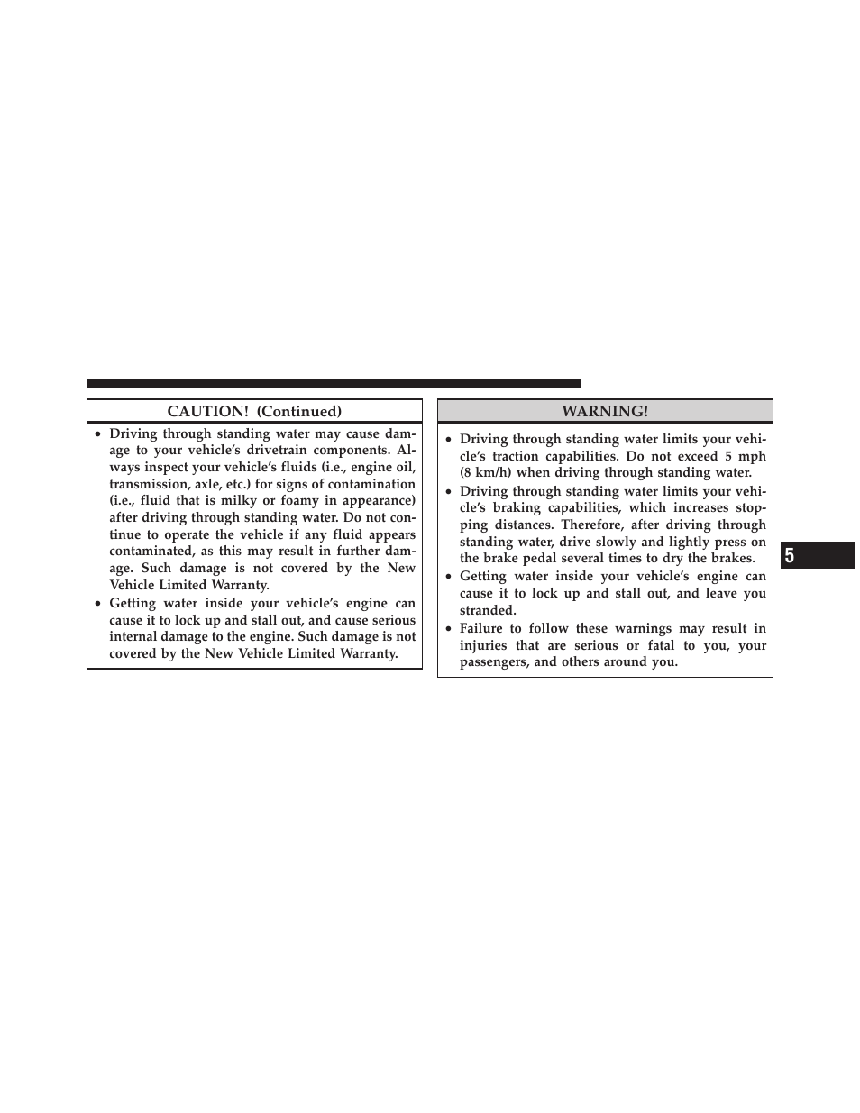 After starting | Dodge 2010 Avenger User Manual | Page 258 / 448