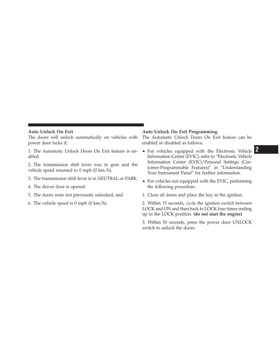 Dodge 2010 Avenger User Manual | Page 32 / 448