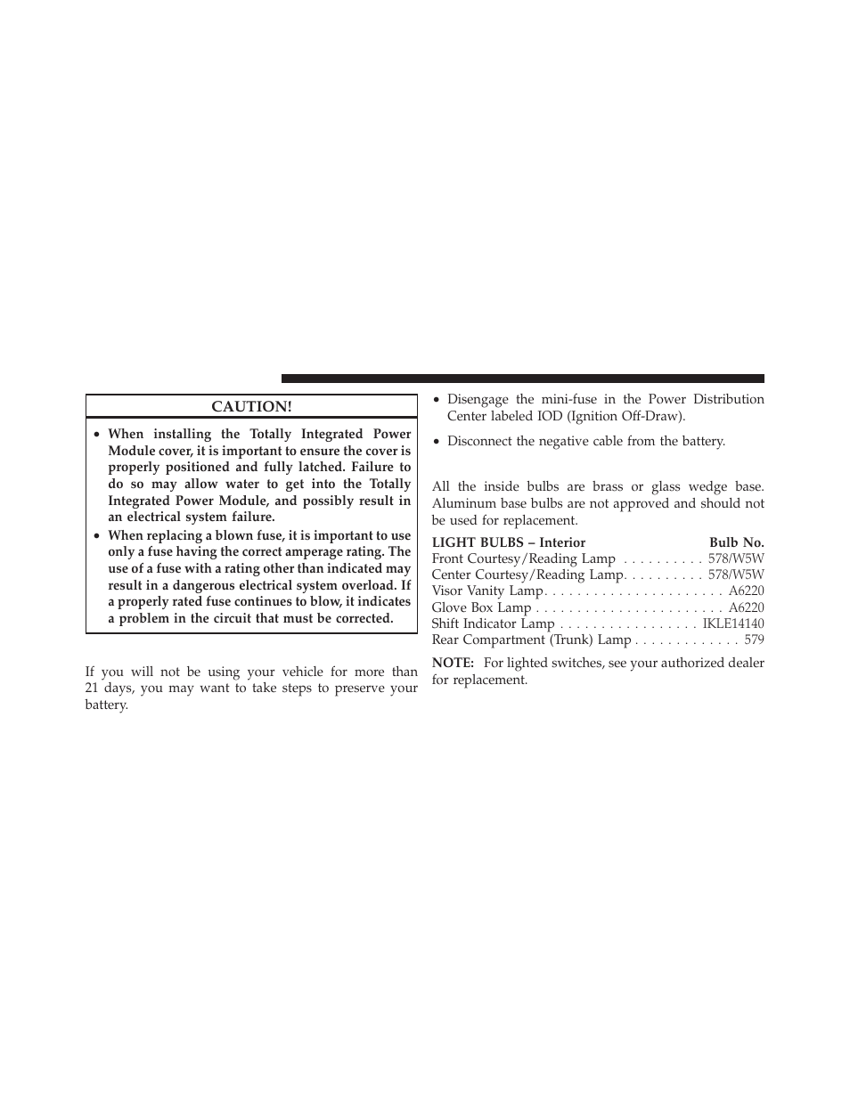 Vehicle storage, Replacement bulbs, Adding washer fluid | Dodge 2010 Avenger User Manual | Page 389 / 448