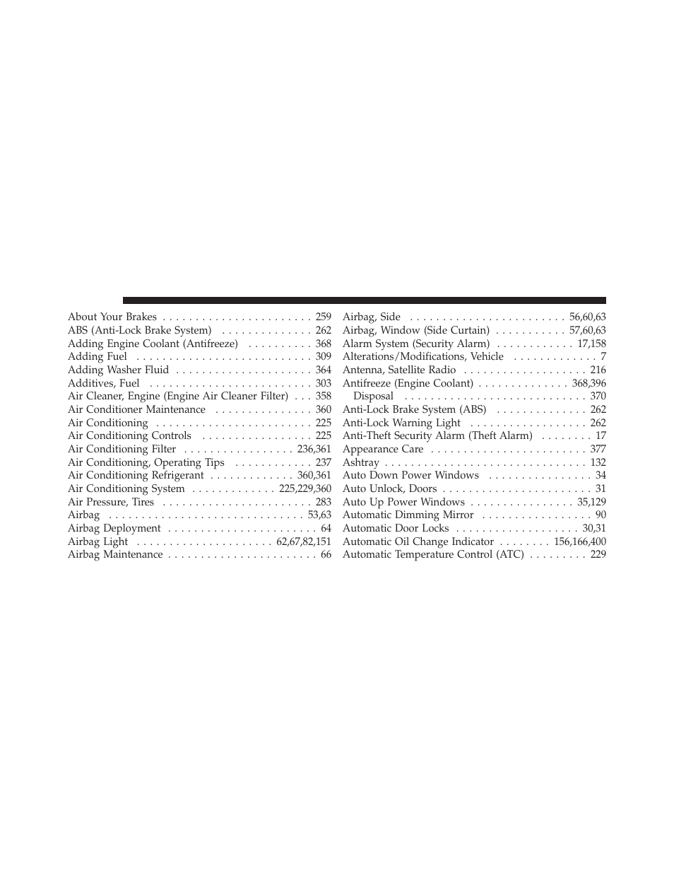 Dodge 2010 Avenger User Manual | Page 429 / 448