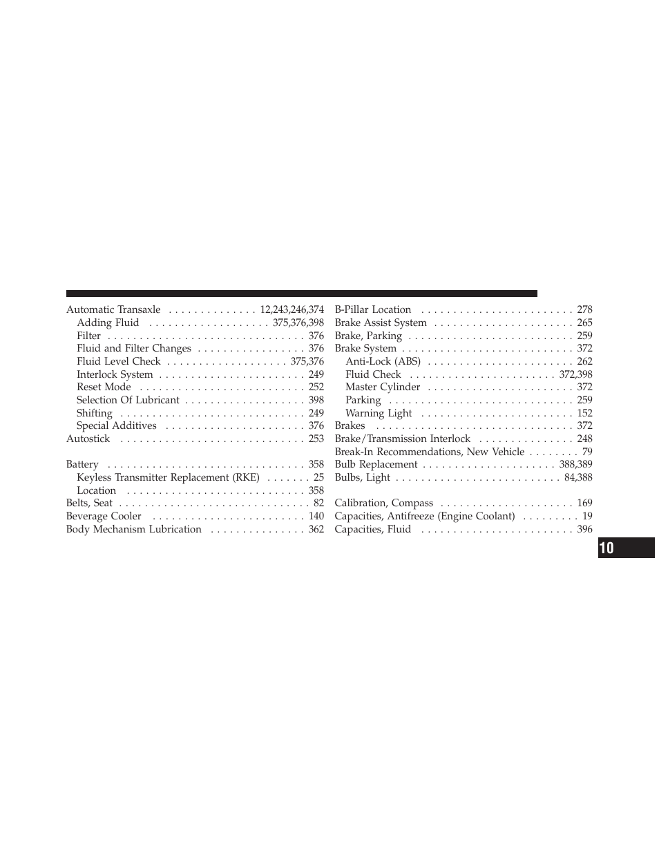 Dodge 2010 Avenger User Manual | Page 430 / 448