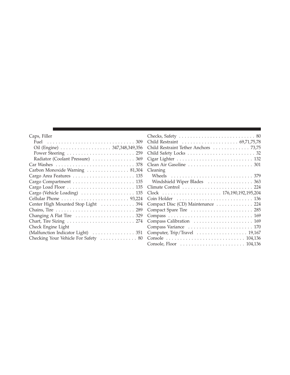 Dodge 2010 Avenger User Manual | Page 431 / 448