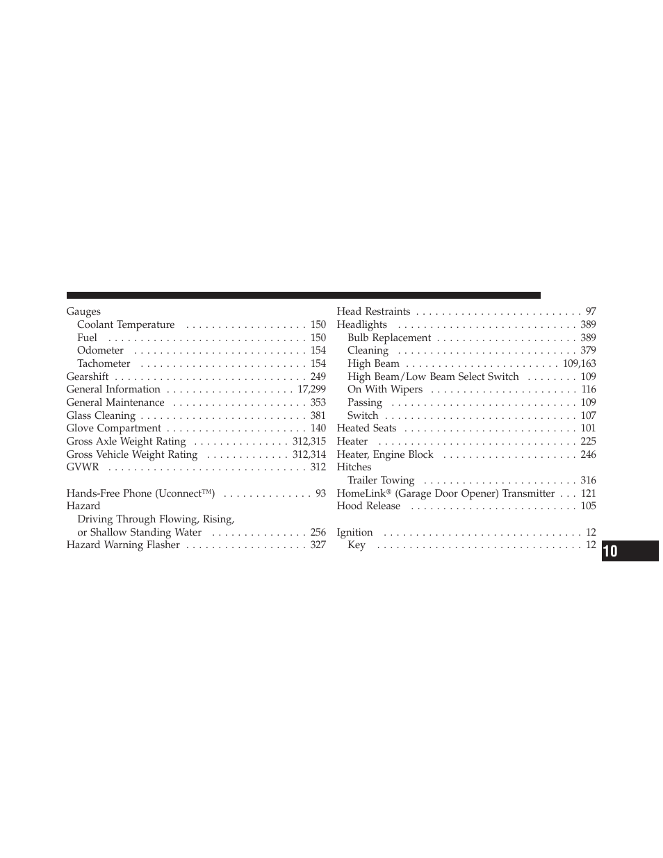 Dodge 2010 Avenger User Manual | Page 436 / 448