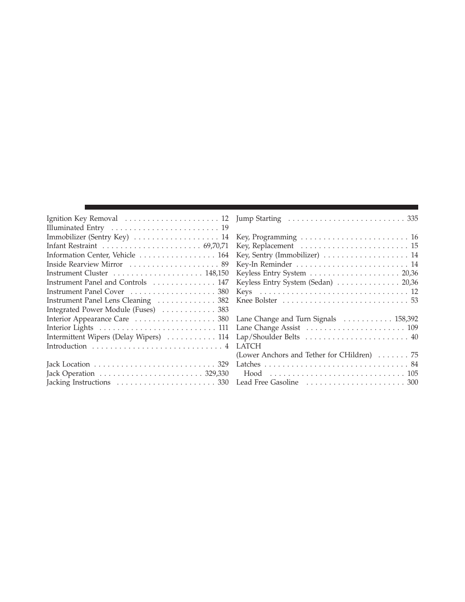 Dodge 2010 Avenger User Manual | Page 437 / 448