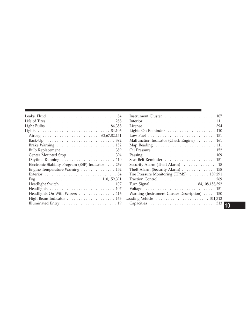 Dodge 2010 Avenger User Manual | Page 438 / 448