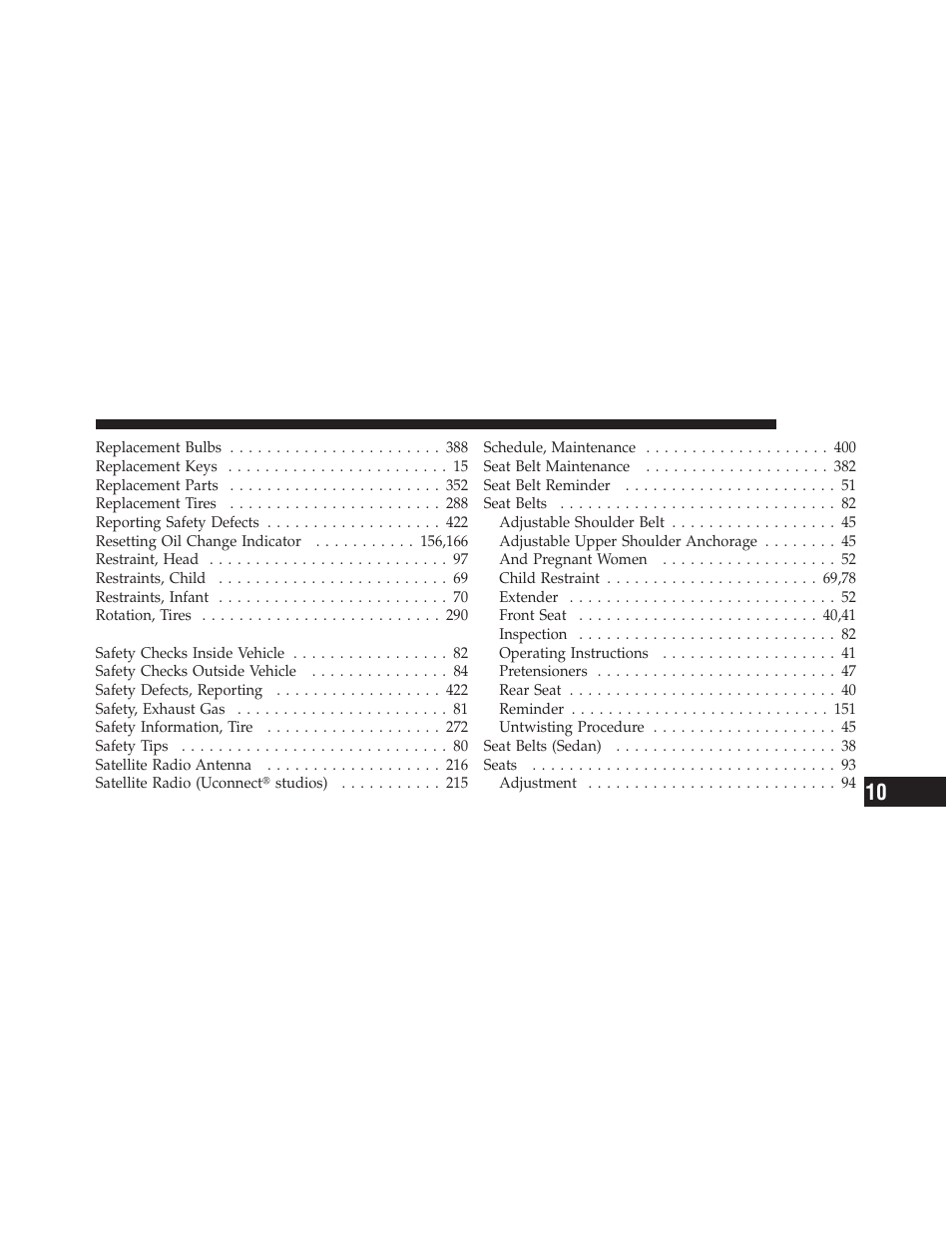 Dodge 2010 Avenger User Manual | Page 442 / 448