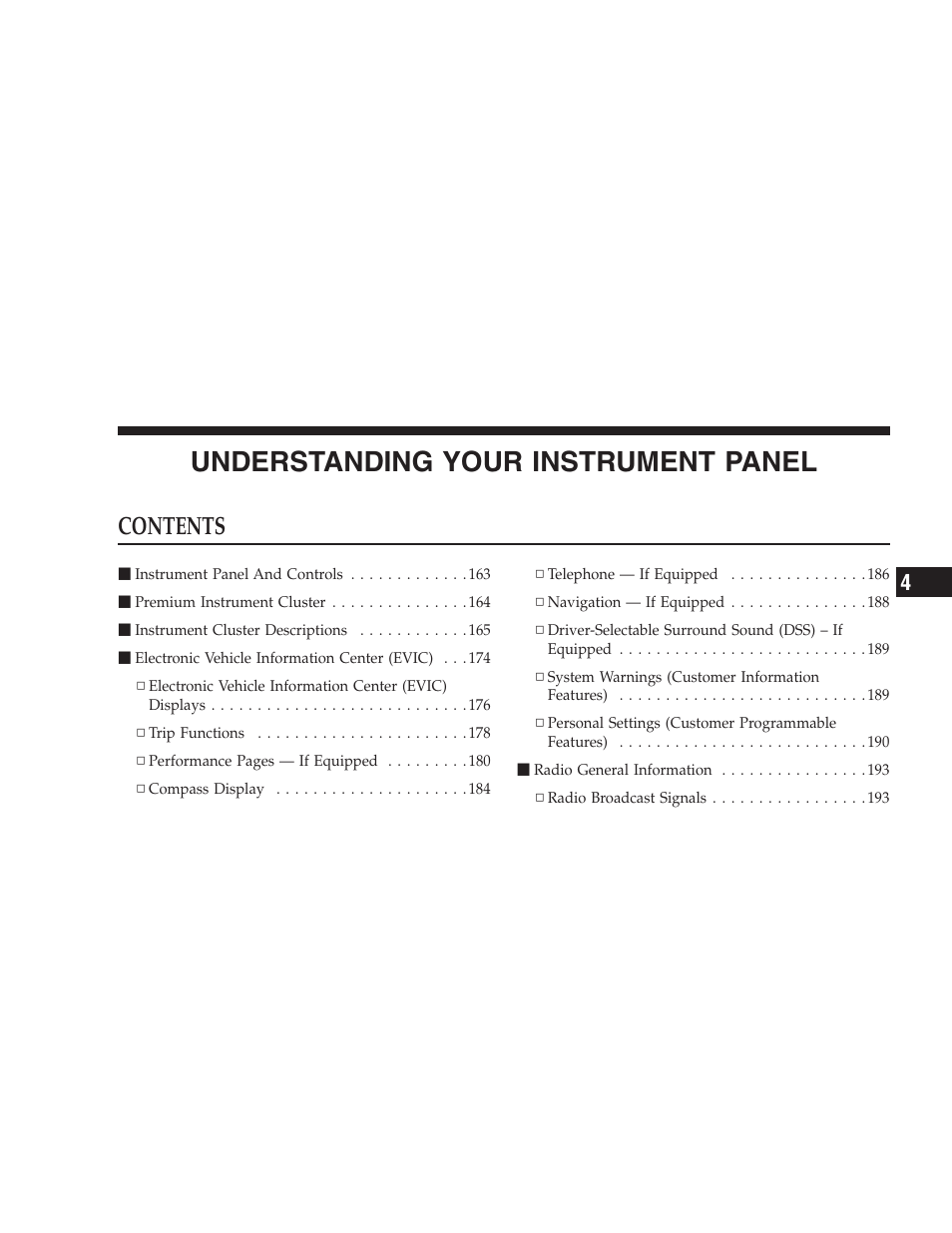 Dodge 2008 Charger SRT8 User Manual | Page 161 / 442