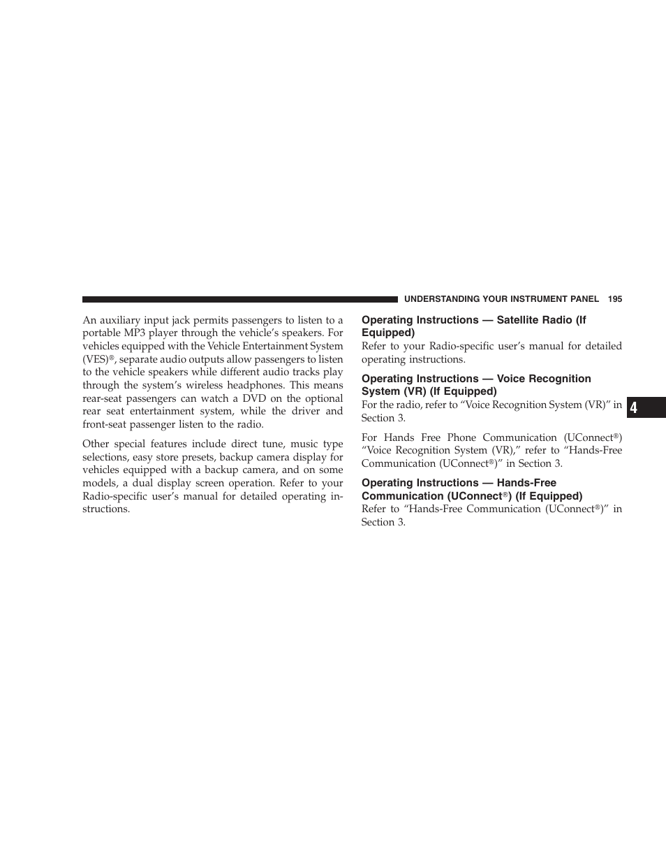 Dodge 2008 Charger SRT8 User Manual | Page 197 / 442