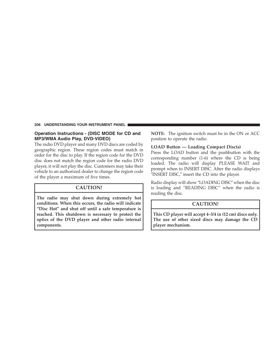 Dodge 2008 Charger SRT8 User Manual | Page 208 / 442
